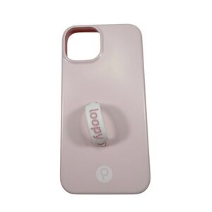 Loopy Blush Pink iPhone 6.1 Case Breast Cancer Awareness Loop